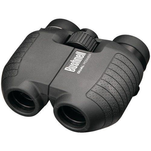 Bushnell(ブッシュネル) Dual Power Black Compact Porro Spectator Bincoluars， 5X-10X