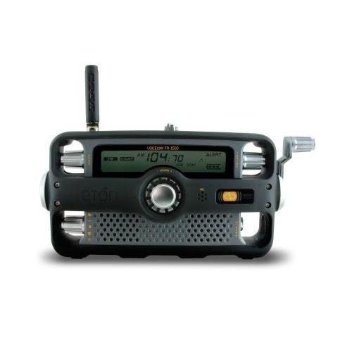 Eton(イートン) FR1000 Voicelink Self-力強さ Hand-Crank AM/FM/NOAA Weather Two-Way GMRS Clock ラジオ受信機
