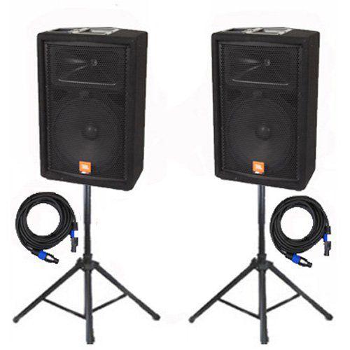 JBL Passive 12” JRX112M DJ 金棒引き， 照明ランプ and 25' Cables JRX112MSET2