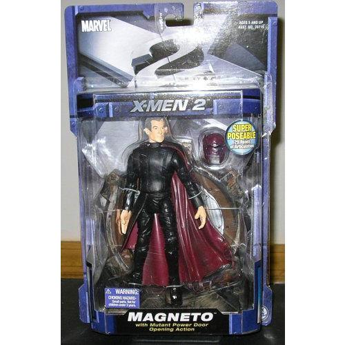 マーベル X-men 2 Magneto w/ Mutant Power Door Opening アクション