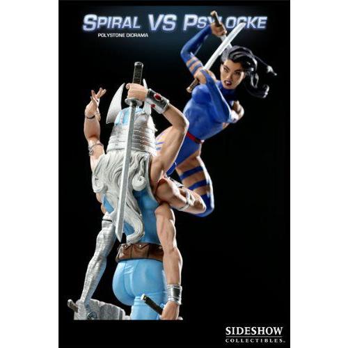 マーベル X-MEN SPIRAL VS サイロック DIORAMA LTD TO 500 : ワールド