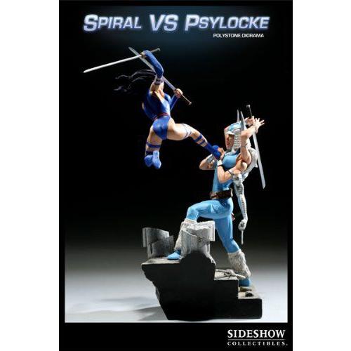 マーベル X-MEN SPIRAL VS サイロック DIORAMA LTD TO 500 : ワールド