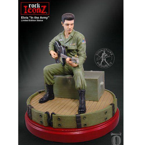 Knucklebonz - Rock Iconz statuette エルヴィス・プレスリー In the Army 23 cm