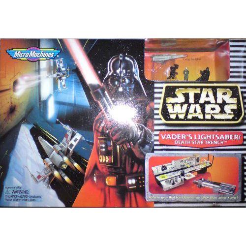 スターウォーズ Micro Machines ダース・ベイダー Lightsaber/Death Star Trench Playセット - Very Rare