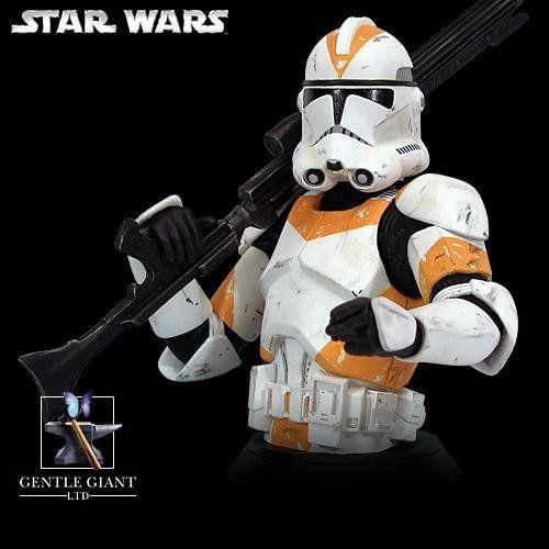 スターウォーズ Clone トゥルーパー Rots Mini Bust Orange