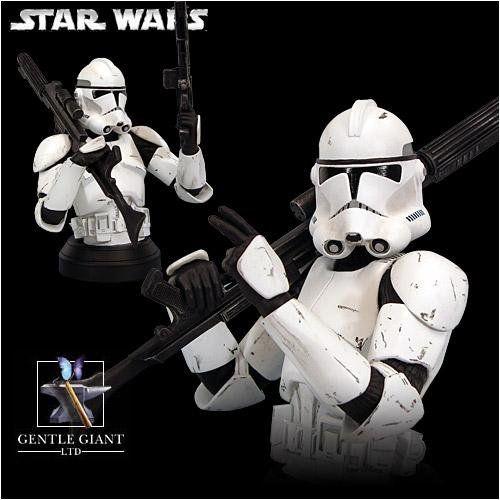スターウォーズ Clone トゥルーパー Rots Mini Bust Orange