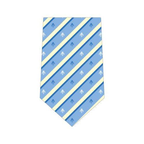 スターウォーズ - SW Necktie 4-Light Blue [Boba Fett Symbol Royal Crest Pattern]