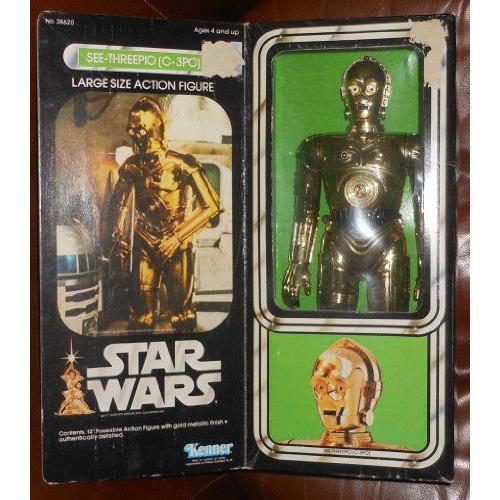 スターウォーズ C-3PO Vintage 1978 Large Size 12” アクション フィギュア Kenner