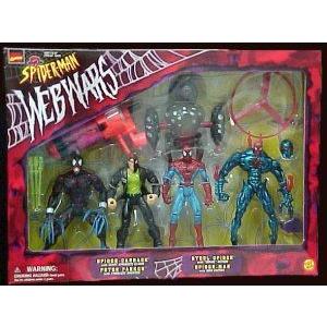 スパイダーマン Web Wars Box セット 4 アクション フィギュア