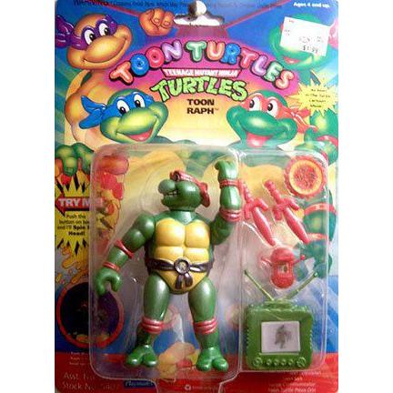ティーンエイジ・ミュータント ニンジャ タートルズ Toon Raph フィギュア本体-ゲーム、おもちゃ