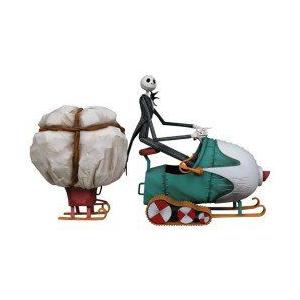 ナイトメアビフォアクリスマス ジャック スケリントン MOTORIZED SNOWMOBILE デラックス BOXED アクショ