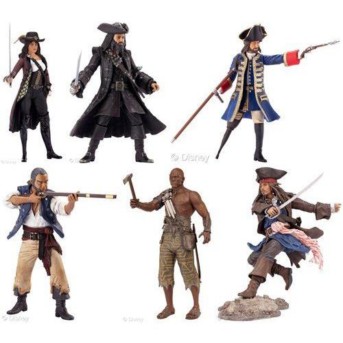 パイレーツオブカリビアン on Stranger Tides 6 Inch アクション フィギュア セット of Five with Bonus