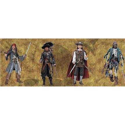 パイレーツオブカリビアン- Curse of the Black Pearl 続きもの 1 動き 図形 仕掛ける of 4 フィギュア本体-フィギュア-ゲーム、おもちゃ