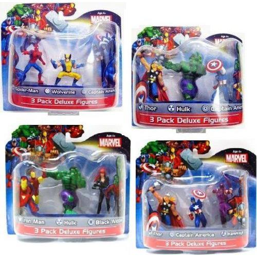 マーベル アベンジャーズ & Friends 限定 4” アクション フィギュア セット of 12 Includes: アイアンマ | 
