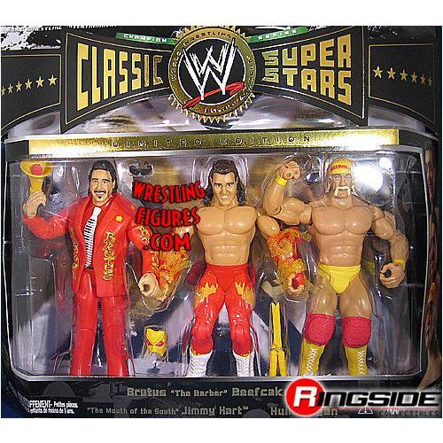 ハルク(HULK) HOGAN， JIMMY HART & BRUTUS BEEFCAKE - CLASSIC SUPERSTARS 3-PACK 限定 ワールドレスリ