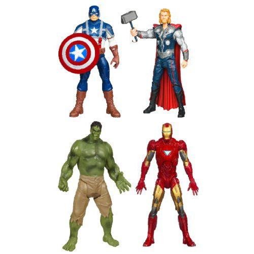 アベンジャーズ ヒーロー アクション フィギュア セット - アイアンマン， Thor， キャプテン・アメリカ