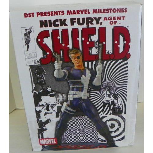 マーベル Milestones the Amazing Nick Fury Agent of Shield Statue About 13” Inches Tall_1
