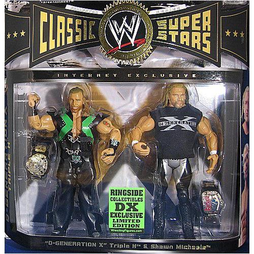 DX - TRIPLE H \u0026 SHAWN MICHAELS CLASSIC SUPERSTARS 押さえる 2-PACK 世界レスリング(WWE) TOY レスリン