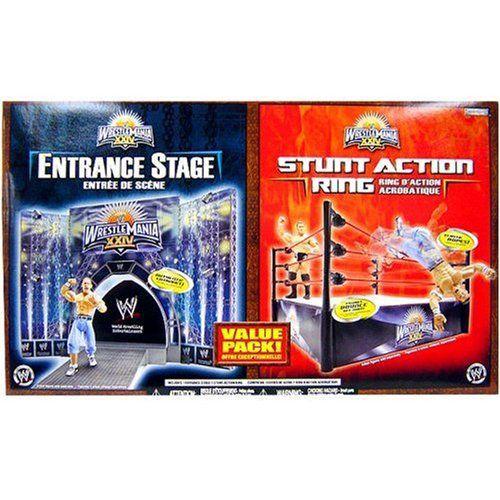 世界レスリング(WWE) Wrestlemania XXIV Ring and Stage - Toys R Us 押さえる