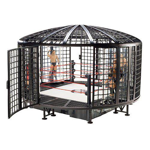 ワールドレスリング(WWE) ELIMINATION CHAMBER PLAYセット - TOY アクション フィギュア レスリング RING_1
