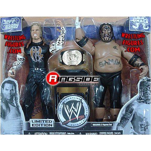 JEFF HARDY & UMAGA ワールドレスリング(WWE) JAKKS INTERNET 限定 2 PACK レスリング フィギュア TOY