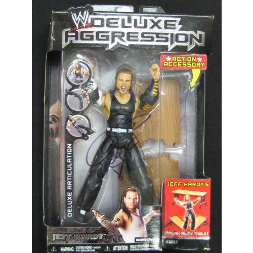 AUTOGRAPHED ワールドレスリング(WWE) JEFF HARDY デラックス Aggression シリーズ #7 アクション フィギ