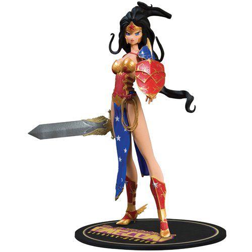 Ame-Comi: ワンダーウーマン Vinyl Statue ゲーム、おもちゃ-フィギュア