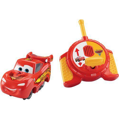 ファッション GeoTrax Fisher-Price(フィッシャープライス) ディズニー/Pixar McQueen ライトニング RC 2 Cars(カーズ) 知育玩具