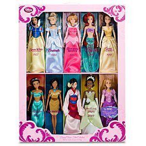 クラシック Disney(ディズニー) プリンセス 人形 ギフトセット - ジャスミン， Pocahontas， Rapunzel，｜worldselect
