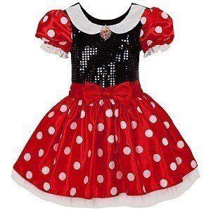 保存版 Disney ディズニー ストア ミニーマウス コスチューム Red ホワイト Polka Dot Black Sequin ドレ 全日本送料無料 Www Ladislexia Net