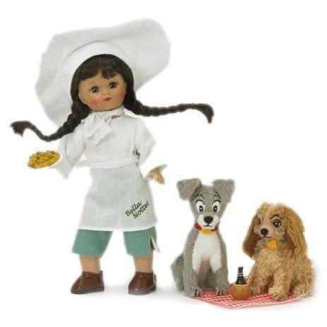Madame Alexander あやつり人形 8” Disney(ウォルトディズニー) Favorites 寄せあわせ - Lady And The Tramp ゲーム、おもちゃ-その他おもちゃ