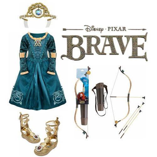 Disney(ディズニー) ストア Brave プリンセス メリダ コンプリート デラックス ヒーロー コスチューム セ