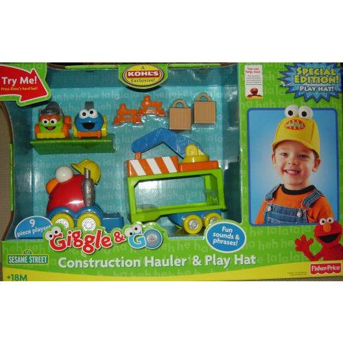 Sesame Street(セサミストリート) giggle & Go Construction Hauler & Play Hat 限定 BONUS!