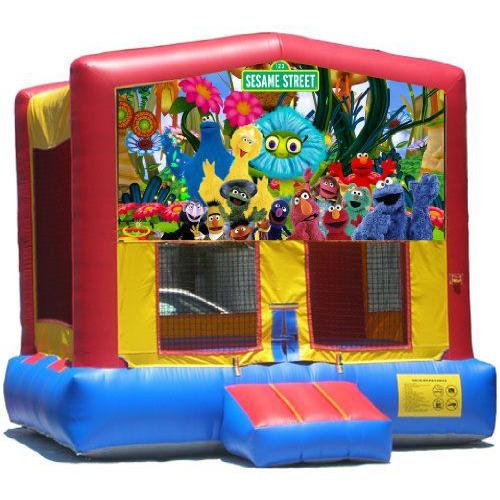 Sesame Street(セサミストリート) Bounce 家 Inflatable Jumper Art Panel Theme Banner 13' x 13' (No B