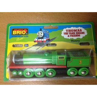 Brio Wooden Railway System Thomas(機関車トーマス) the Train Henry Very レア New in Original パック