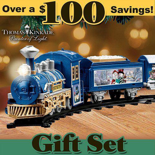 Thomas(機関車トーマス) Kinkade Snowtown Express: Collectible Battery-Powered Christmas(クリスマス)