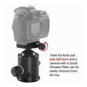 Kirk BH-3 Ball Head with Quick Release Platform, 15 lbs(6.8kg) Load Capacity |  | 02