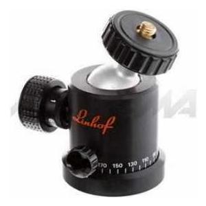 Linhof Profi-II Ball Head with Independent Panning Lock(63mm Base/42mm Top) - Supports 17.6 lbs