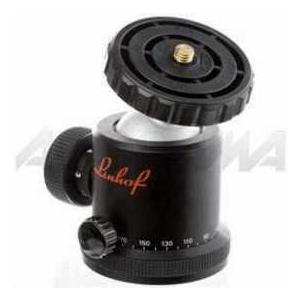 Linhof Profi-III Ball Head with Independent Panning Lock(77mm Base/42mm Top) - Supports 22 lbs.