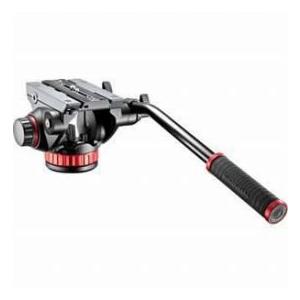 Manfrotto MVH502AH Pro Video Head with Quick-Release and Flat Base(3/8\"-16 Connection), Supports"