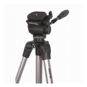 Sunpak Ultra 7500TM Tripod/Monopod with 3-way Fluid-effect Pan Head - Load Capacity: 15.4 lb(Max