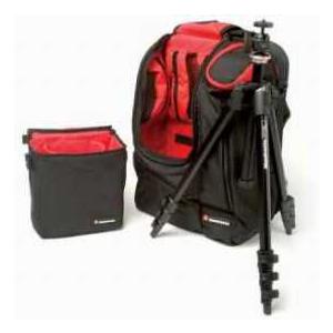 Manfrotto 7320YB M-Y Compact Tripod Kit with Ball Head/Backpack/Gear Bag, Black