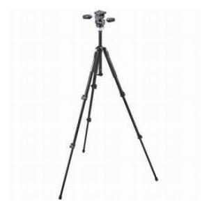 Manfrotto 190XB 3 Section Black Aluminum Tripod Legs with 804RC2 3-Way Pan/Tilt Head with RC-2 Qu
