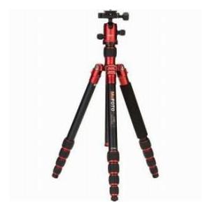MeFoto A1350Q1 Travel Tripod Kit, Red | 