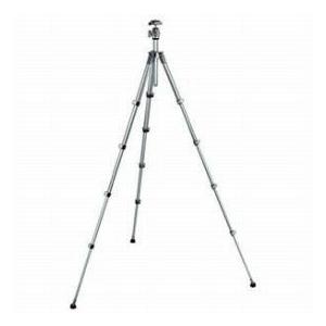 Manfrotto MKC3-P02 Compact 5 Section Photo Tripod with Quick Release Ball Head - Grey