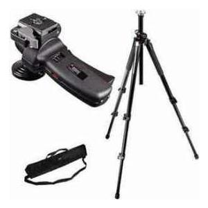 Manfrotto 055XPROB Black Tripod Kit with 322RC2 Grip Action Ball Quick Release Head \u0026 Tripod Case