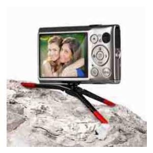Joby GorillaPod Micro 250 Tripod with Mini Ball Head， Red_3