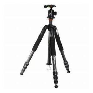 Vanguard Alta+ 254CB Carbon Fiber Tripod with SBH-50 Ballead， Maximum Height 60-1/4"， Supports 8.