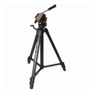 Velbon Videomate 638/F Aluminum Tripod with Fluid Pan and Tilt Head, 8.82lbs Load Capacity