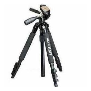 Slik Able 340DX Black 4-Section Tripod with 3-way Quick Release Pan Tilt Head, Max. Height 58\", S